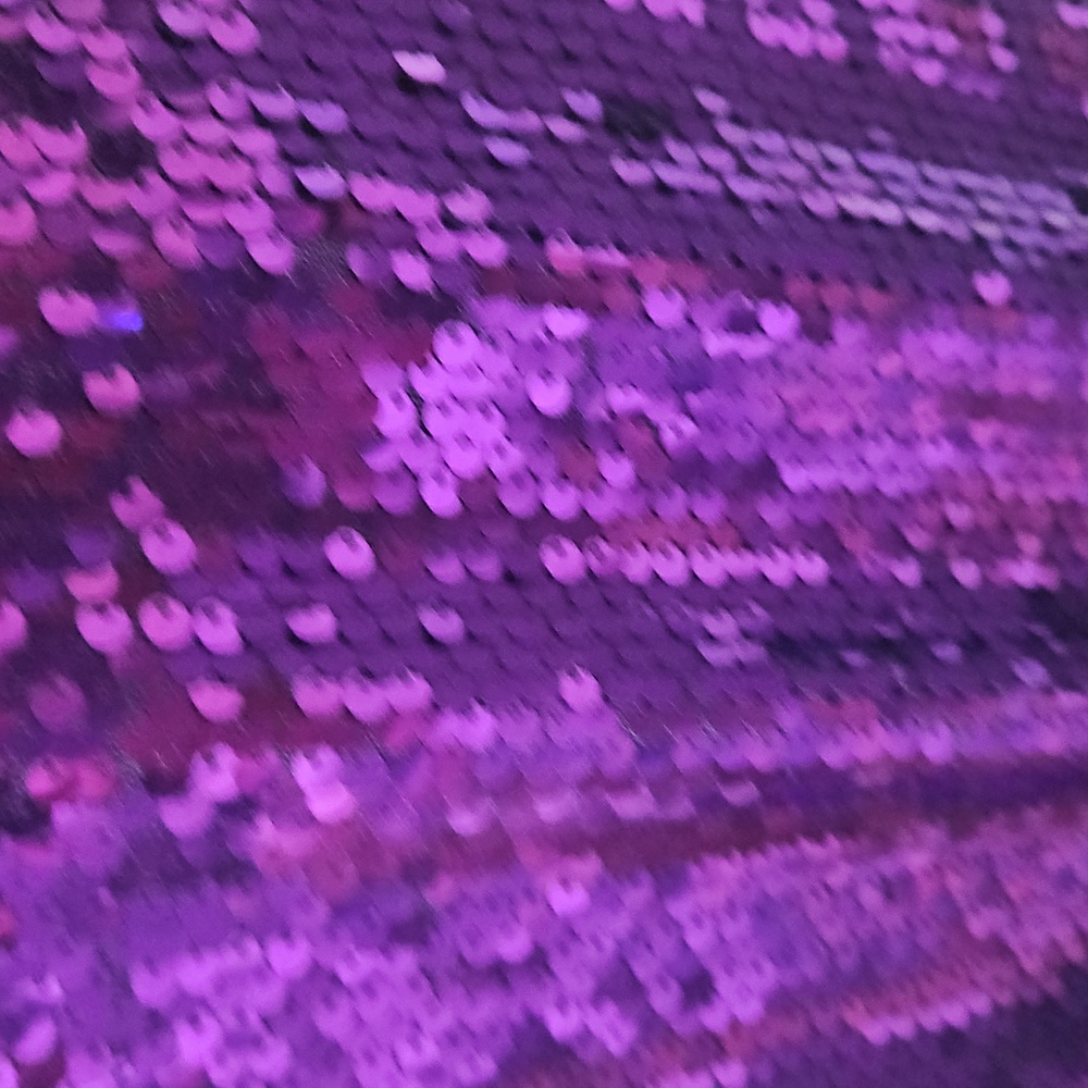 Allegra K Purple Sequin Mini Dress 3X - Picture 3 of 5